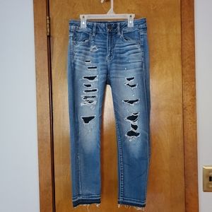 AE Hi-Rise Crop Jeggings Jeans